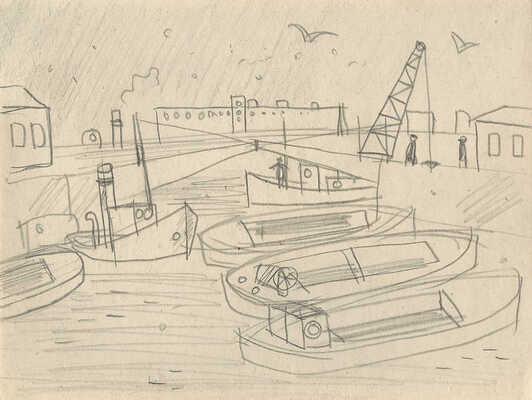 Васми Рихард Рудольфович. Лодки у причала